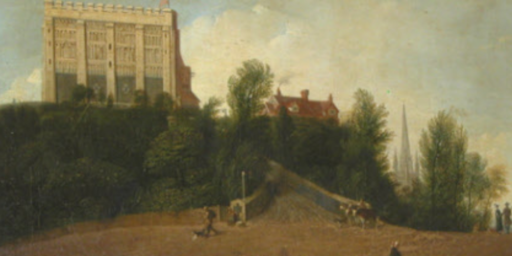 Painting of Norwich Castle 