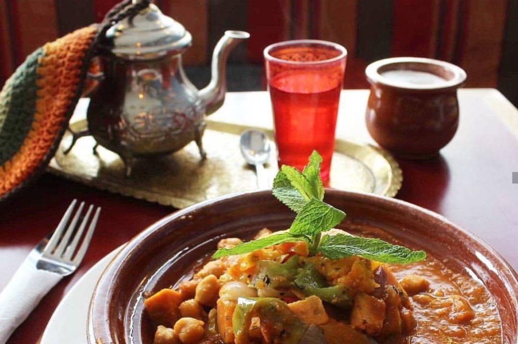 A North African dish served in Sahara Cafe