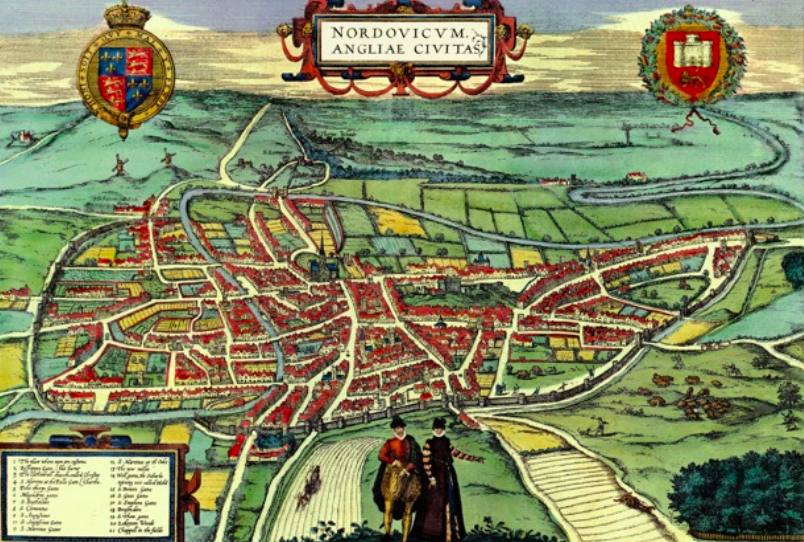 Map of Ancient Norwich